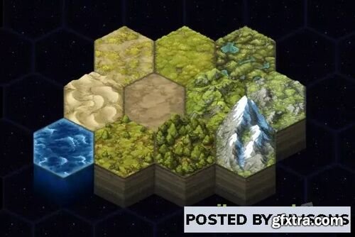 Hex Basic Set: Painted 2D Terrain v1.3.0