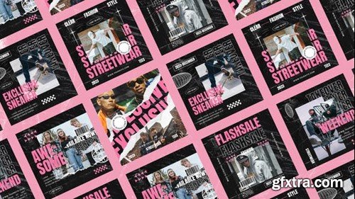 Videohive Axial Streetwear Media Posts 49792118