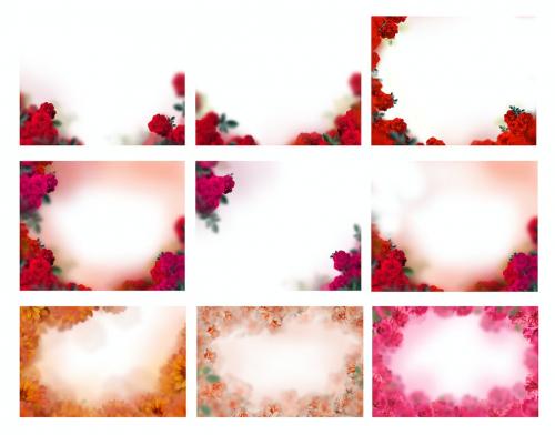 35 Floral Texture Background Overlays