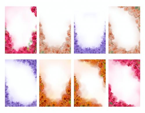 35 Floral Texture Background Overlays