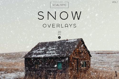 Realistic Snow Overlays Vol.1