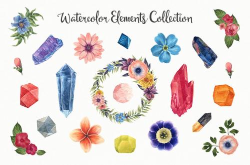 Watercolor Enthusiast Graphic Kit