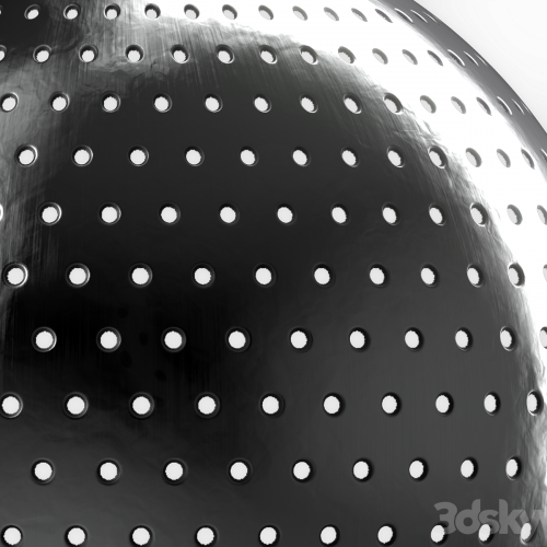 Metal panel Materials 3- perforated Metal panel, Pbr 4k Seamless