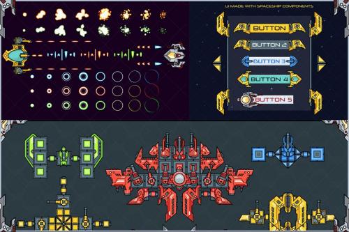 Deeezy - Spaceship Creation Kit - Game Assets