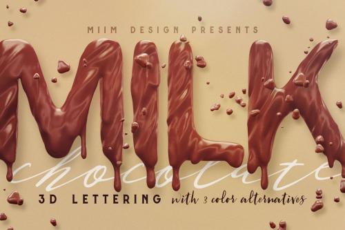 Deeezy - Chocolate - 3D Lettering