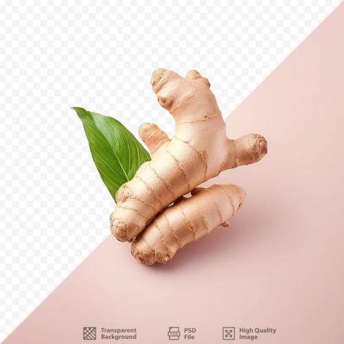 Ginger Root On Transparent Background