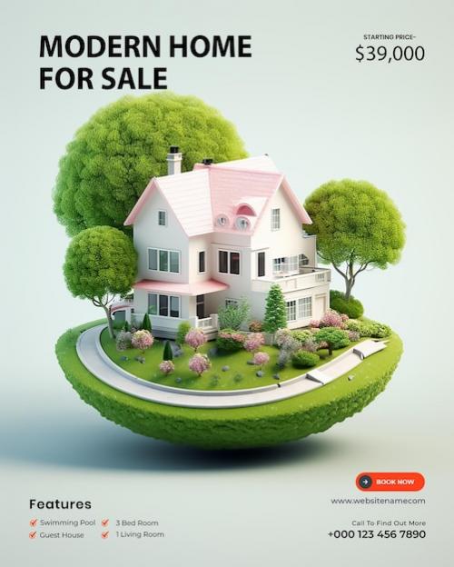 Free Psd Real Estate House Property Instagram Post Or Social Media Banner Template