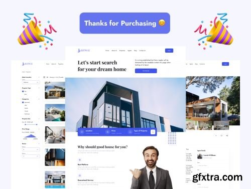 Real Estate Web UI Kit Ui8.net