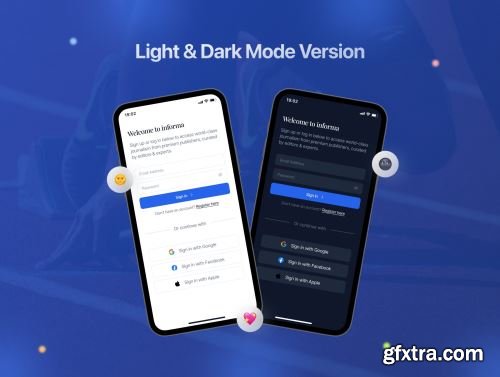 Informa - Article Mobile App UI Kit Ui8.net