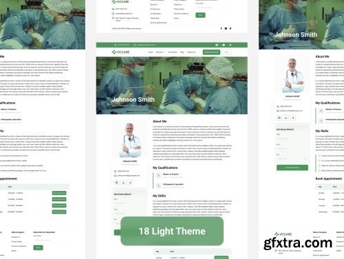 Healthcare Medical Web UI Kit Ui8.net