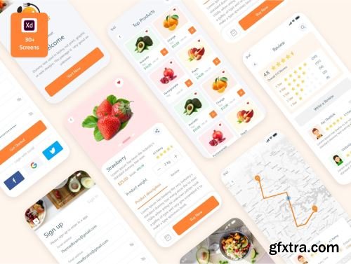 Food Order - Grocery Application UI kit Ui8.net