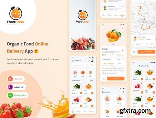 Food Order - Grocery Application UI kit Ui8.net