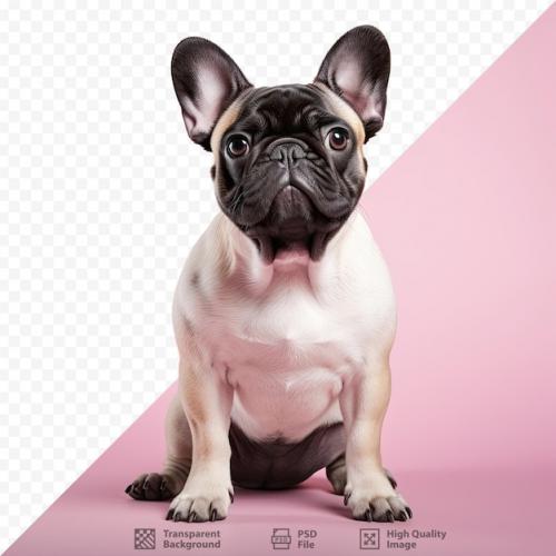 French Bulldog On Transparent Background