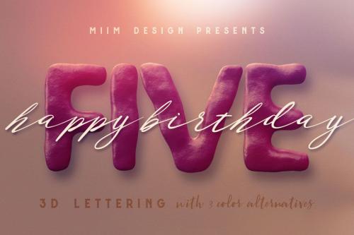 Deeezy - Plasticine – 3D Lettering