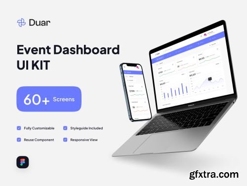 Duar - Event Dashboard UI Kit Ui8.net