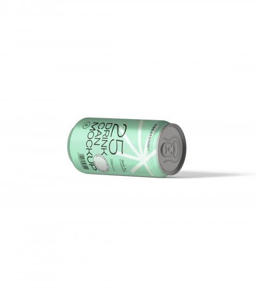 Creatoom -  Drink Can Mockup V12 Front View