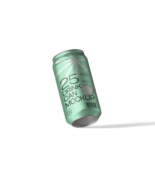 Creatoom -  Drink Can Mockup V13 Front View