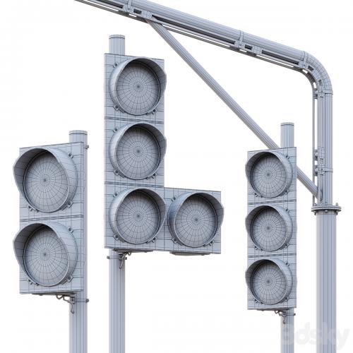 AVE Traffic Lights Set (Animated)