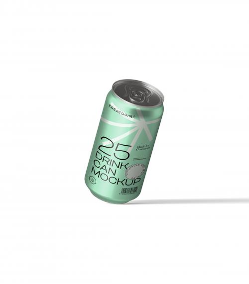 Creatoom -  Drink Can Mockup V14 Front View