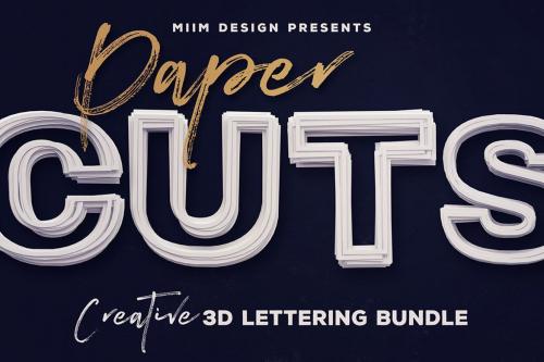 Deeezy - Paper Cut – 3D Lettering