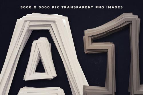 Deeezy - Paper Cut – 3D Lettering