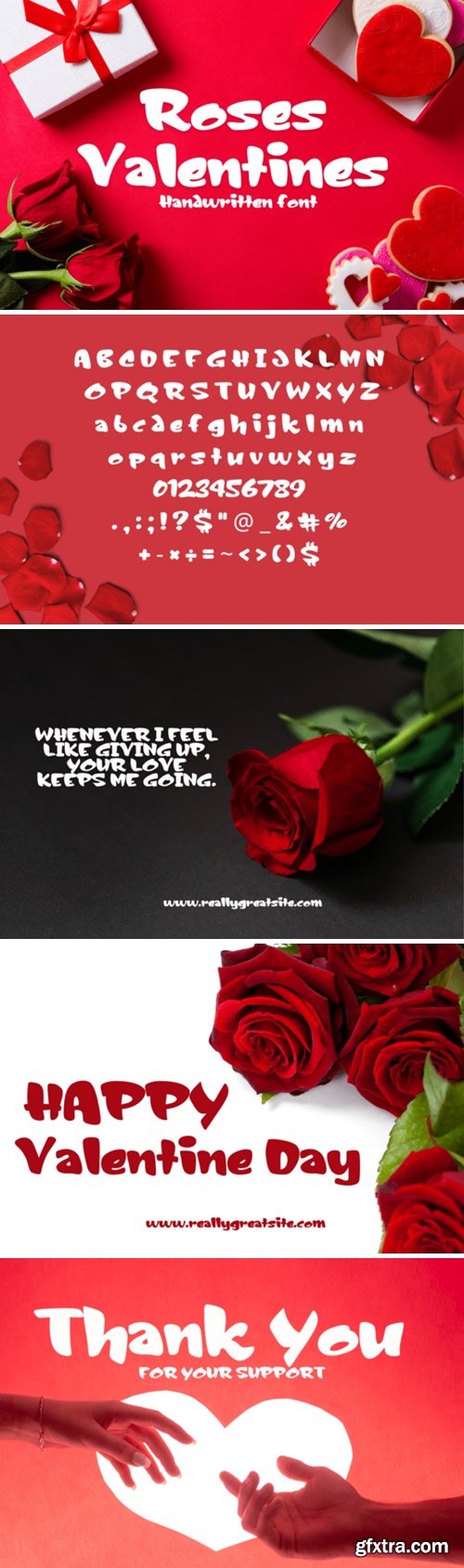 Roses Valentines Font