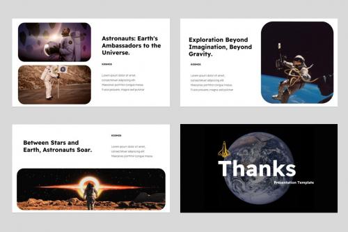 Kosmos - Galaxy Adventure Powerpoint Template