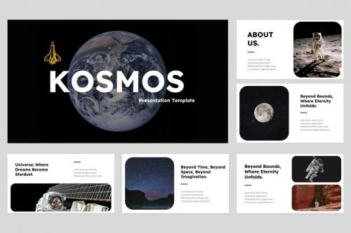 Kosmos - Galaxy Adventure Powerpoint Template