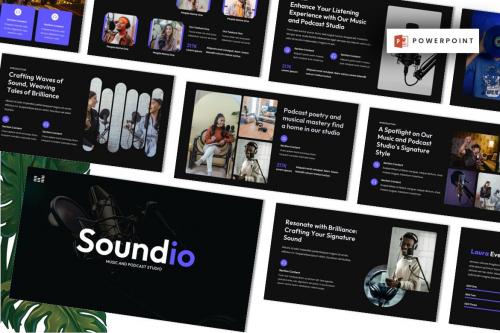 Soundio - Music And Band Powerpoint Template