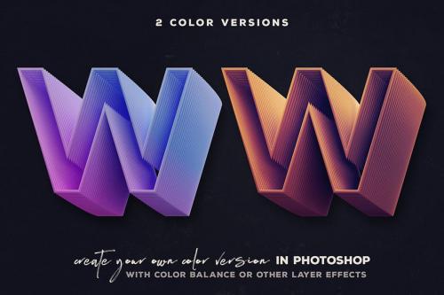 Deeezy - Ombre – 3D Lettering