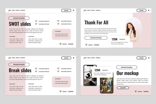 Suantik - Beauty Salon Powerpoint Template