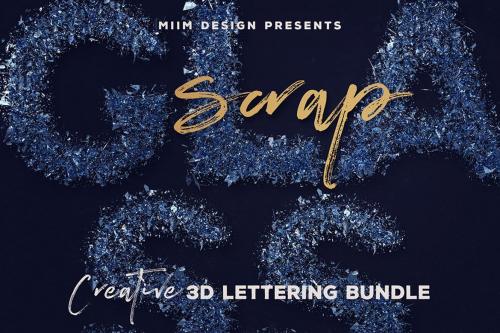 Deeezy - Scrap Glass – 3D Lettering