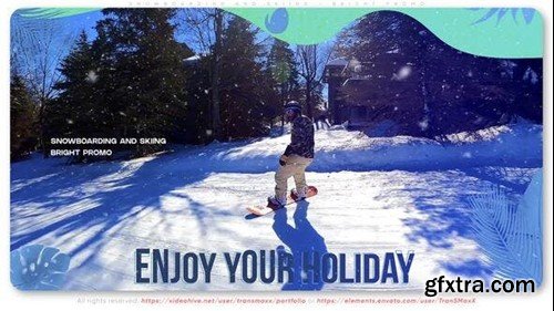 Videohive Snowboarding and Skiing - Bright Promo 49801031