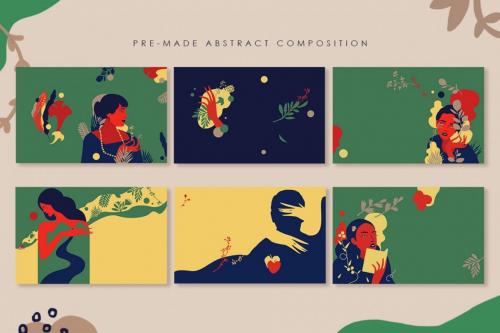 Deeezy - Abstractionism Graphic Set