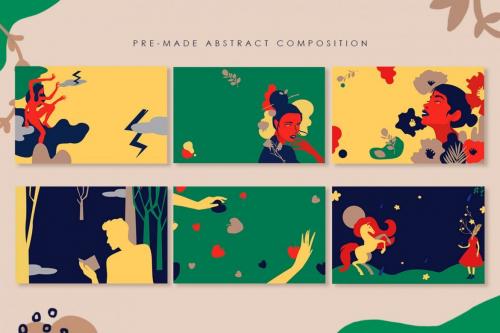 Deeezy - Abstractionism Graphic Set