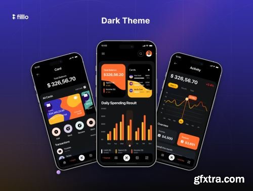Filllo Fintech App UI Kit Ui8.net