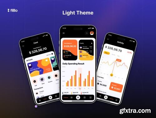 Filllo Fintech App UI Kit Ui8.net
