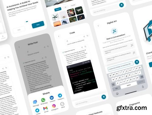 Chaatt –Chatbot App UI Kit Ui8.net