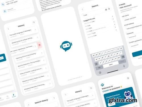 Chaatt –Chatbot App UI Kit Ui8.net