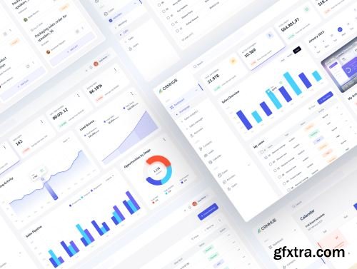 CRMHUB - SaaS Dashboard UI Kit Ui8.net