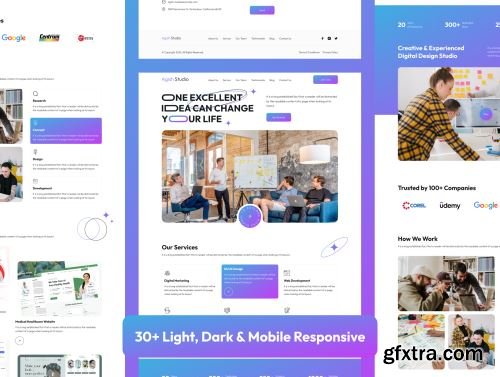 Digital Agency Web UI Kit Ui8.net