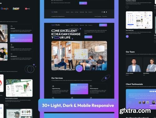 Digital Agency Web UI Kit Ui8.net