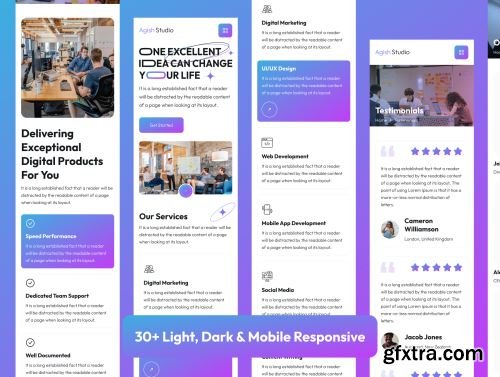 Digital Agency Web UI Kit Ui8.net