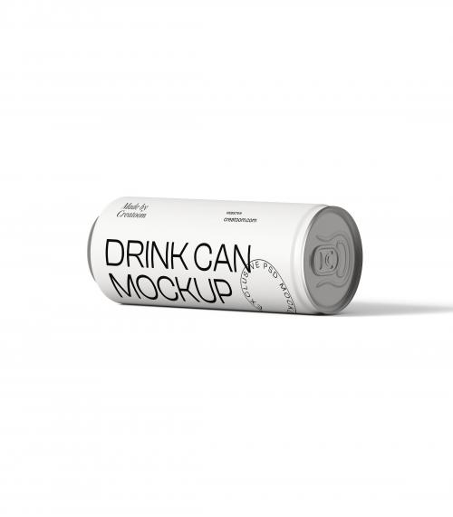 Creatoom -  Free Drink Can Mockup V7 Front View