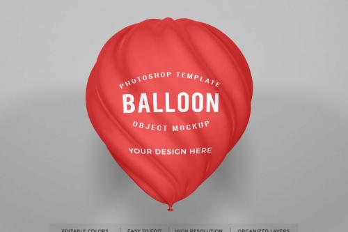 Deeezy - Realistic Party Balloon Photoshop Mockup