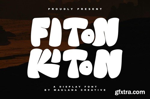 Fiton Kiton Display Font FMME6LW