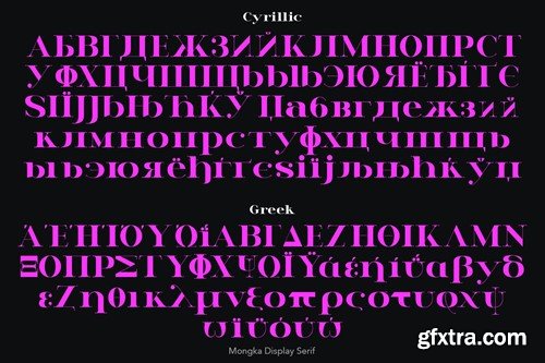 Mongka Display Font XHRXAV9