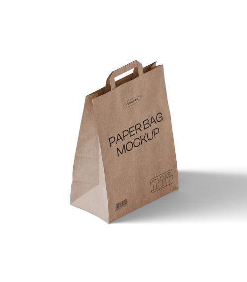 Creatoom -  Paper Bag Mockup V13 Isometric