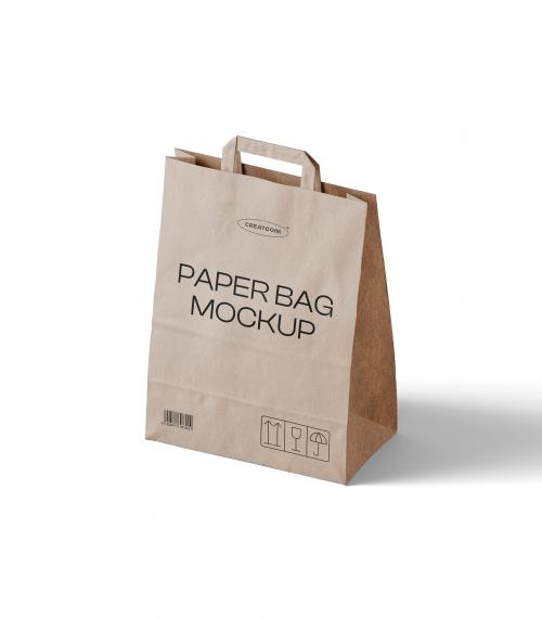 Creatoom -  Paper Bag Mockup V14 Isometric