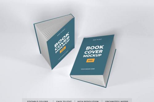 Deeezy - Realistic Book Cover Mockup Template